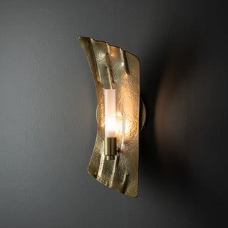 Crest Crest 1-Light Sconce in Modern Brass
