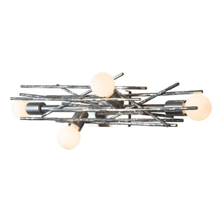 Brindille Brindille 4-Light Large Sconce/Semi-Flush in Sterling