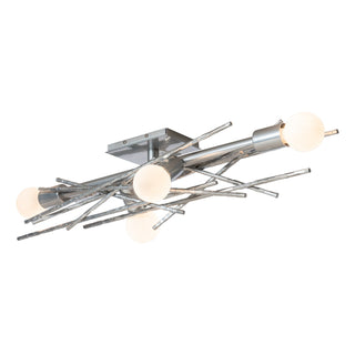 Brindille Brindille 4-Light Large Sconce/Semi-Flush in Sterling