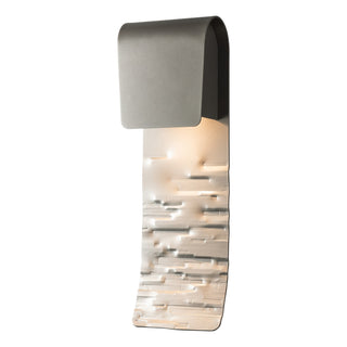 Element Element Small Outdoor Sconce in Coastal Burnished Steel