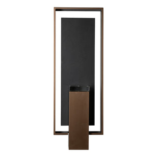 Shadow Box Shadow Box Large w/Slate Outdoor Sconce in Coastal Bronze