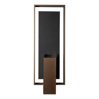 Shadow Box Shadow Box Large w/Slate Outdoor Sconce in Coastal Bronze