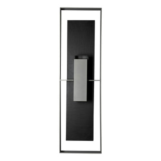 Shadow Box Shadow Box Extra Tall w/Slate Outdoor Sconce in Coastal Burnished Steel