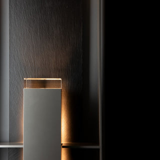 Shadow Box Shadow Box Extra Tall w/Slate Outdoor Sconce in Coastal Burnished Steel