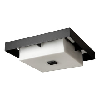 Shadow Box Shadow Box Small Outdoor Flush Mount in Coastal Black