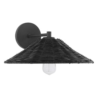 One Light Wall Sconce in Matte Black