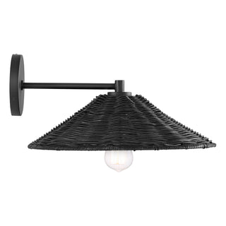One Light Wall Sconce in Matte Black