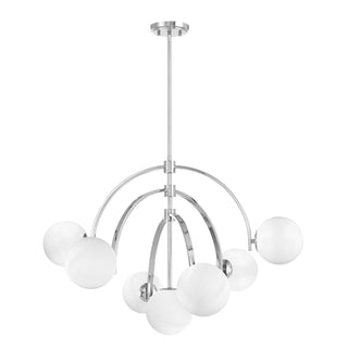 Marias Seven Light Chandelier in Polished Chrome