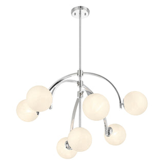 Marias Seven Light Chandelier in Polished Chrome