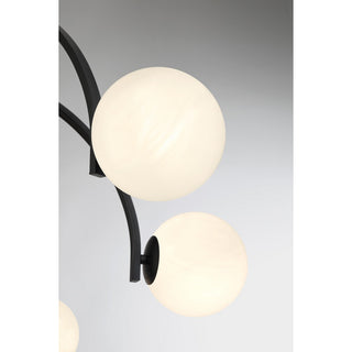 Marias Seven Light Chandelier in Matte Black