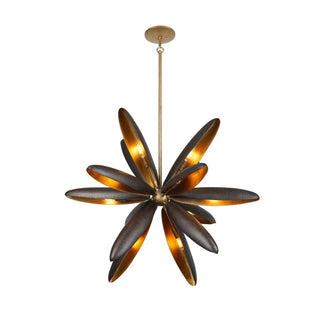 Estrella Del Mar 14 Light Chandelier in Centura with Burnished Gold