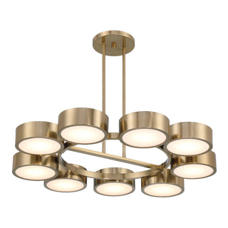 Talamanca LED Chandelier in Noble Brass