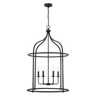 Brookstone Six Light Pendant in Matte Black