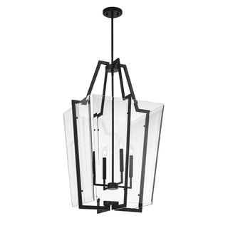 Farell Four Light Pendant in Matte Black