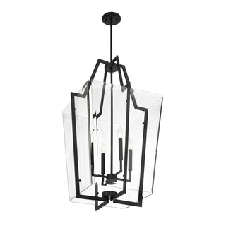 Farell Four Light Pendant in Matte Black