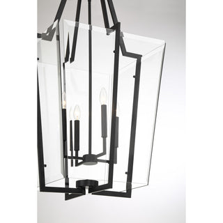 Farell Four Light Pendant in Matte Black