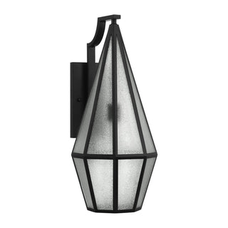 Peninsula One Light Outdoor Wall Lantern in Matte Black