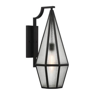Peninsula One Light Outdoor Wall Lantern in Matte Black