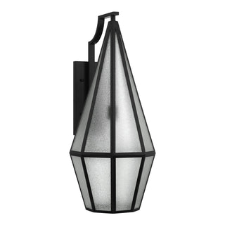 Peninsula One Light Outdoor Wall Lantern in Matte Black
