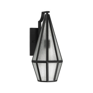 Peninsula One Light Outdoor Wall Lantern in Matte Black