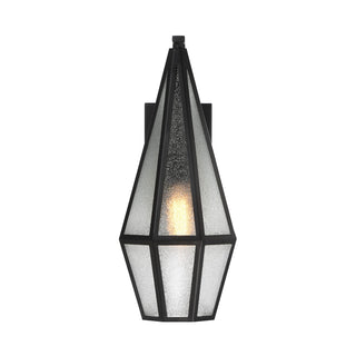 Peninsula One Light Outdoor Wall Lantern in Matte Black