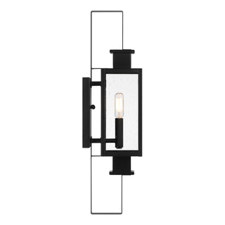 Ascott One Light Outdoor Wall Lantern in Matte Black