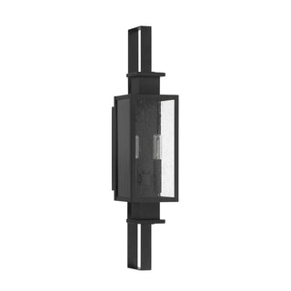 Ascott Two Light Outdoor Wall Lantern in Matte Black
