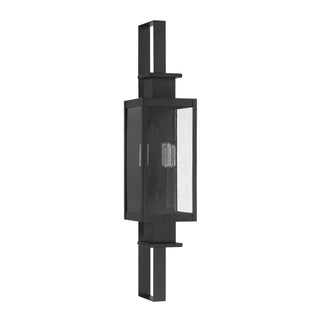 Ascott Three Light Outdoor Wall Lantern in Matte Black