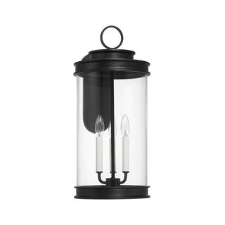Englewood Three Light Outdoor Wall Lantern in Matte Black