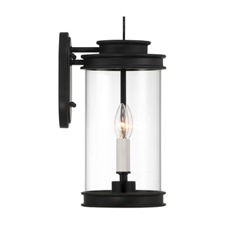 Englewood Two Light Outdoor Wall Lantern in Matte Black