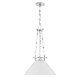 Myers One Light Pendant in Polished Nickel