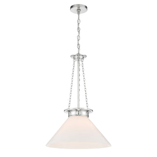 Myers One Light Pendant in Polished Nickel