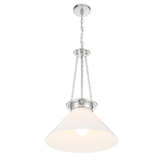 Myers One Light Pendant in Polished Nickel
