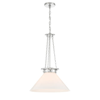 Myers One Light Pendant in Polished Nickel