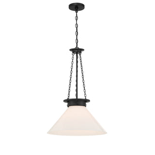 Myers One Light Pendant in Matte Black