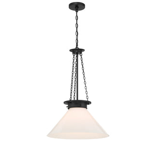Myers One Light Pendant in Matte Black