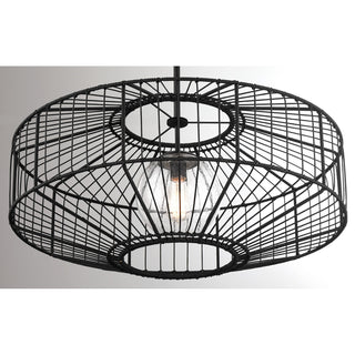 Marcy One Light Pendant in Matte Black