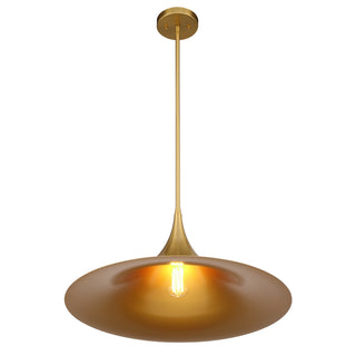 Bowdin One Light Pendant in Warm Brass