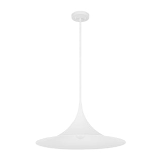 Bowdin One Light Pendant in Bisque White
