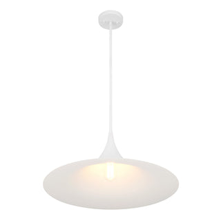Bowdin One Light Pendant in Bisque White