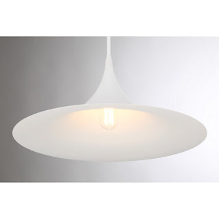 Bowdin One Light Pendant in Bisque White