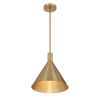 Pharos One Light Pendant in Noble Brass