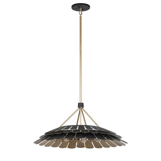 Turaco Six Light Pendant in Midnight