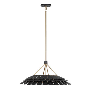 Turaco Six Light Pendant in Midnight