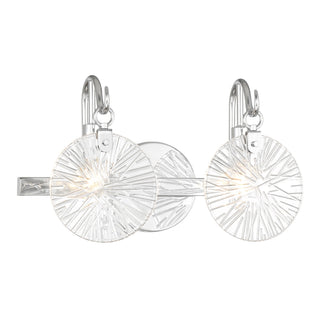 Addison Two Light Bathroom Vanity in Polished Chrome
