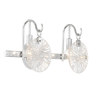 Addison Two Light Bathroom Vanity in Polished Chrome