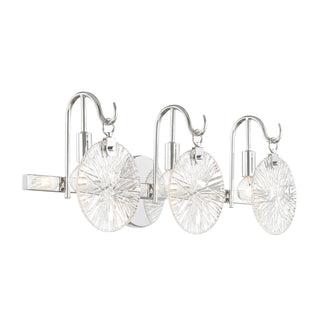 Addison Three Light Bathroom Vanity in Polished Chrome