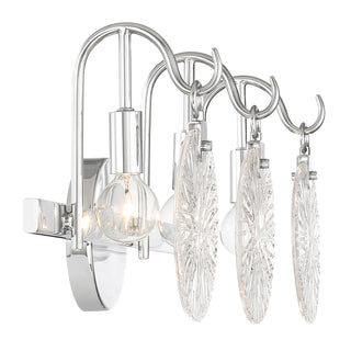 Addison Three Light Bathroom Vanity in Polished Chrome