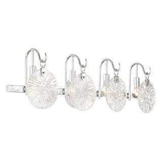 Addison Four Light Bathroom Vanity in Polished Chrome