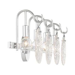 Addison Four Light Bathroom Vanity in Polished Chrome